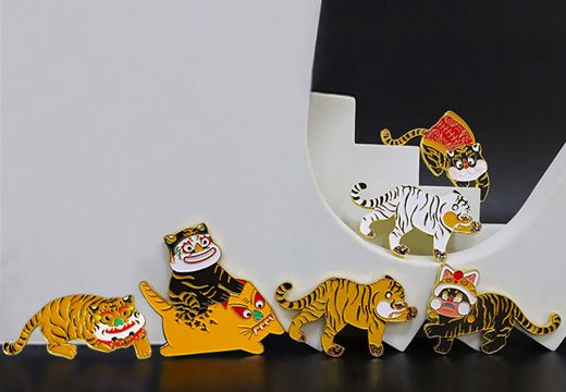 王者家族虎年套装文创冰箱贴定制