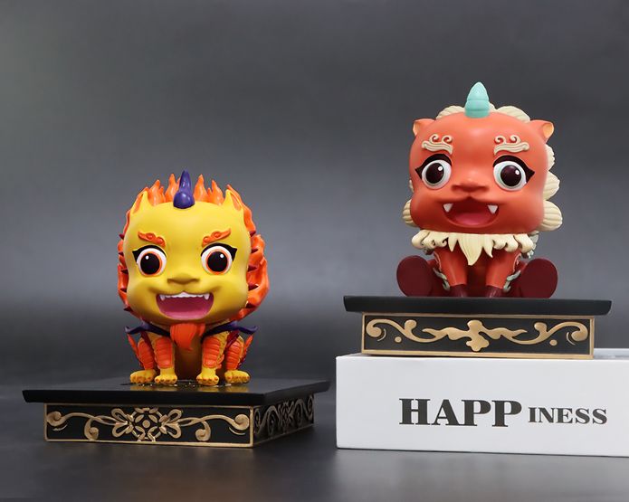 獬豸卡通创意潮玩摆件