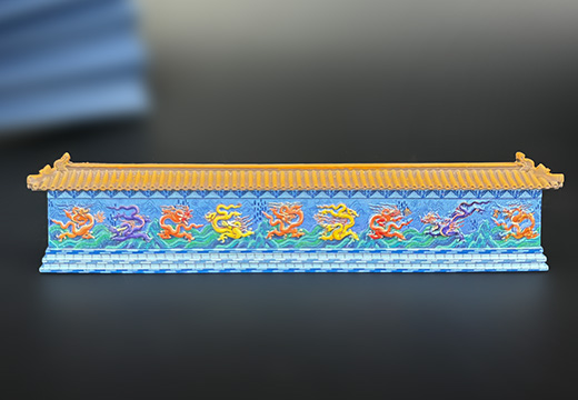 九龙壁浮雕树脂冰箱贴定制